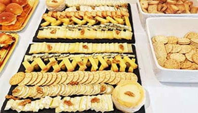 Catering finger food. Mesa de queijos