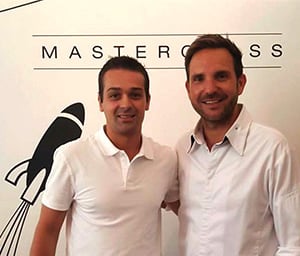 chef Ivo com chef Christophe Michalak