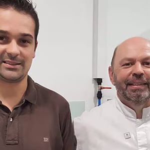 Formação Ravifruit Chef Ivo Camões com Chef Jean François Devineau da Ravifuit