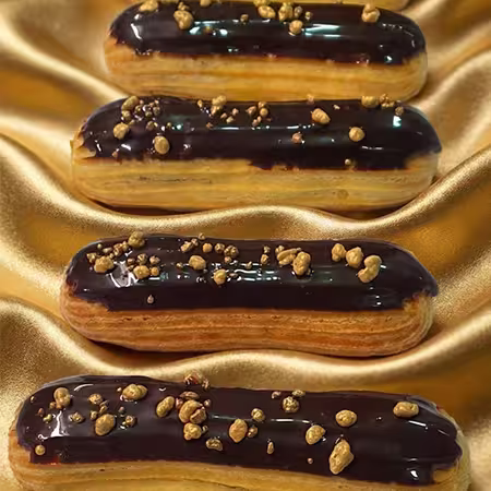 Display of artisanal mini pastries for exclusive events